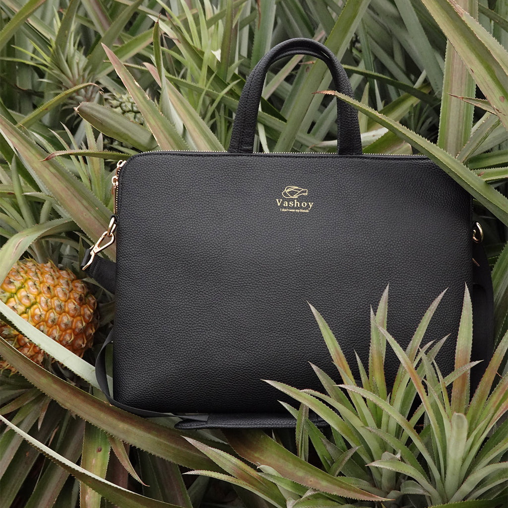 Vegan laptop bag