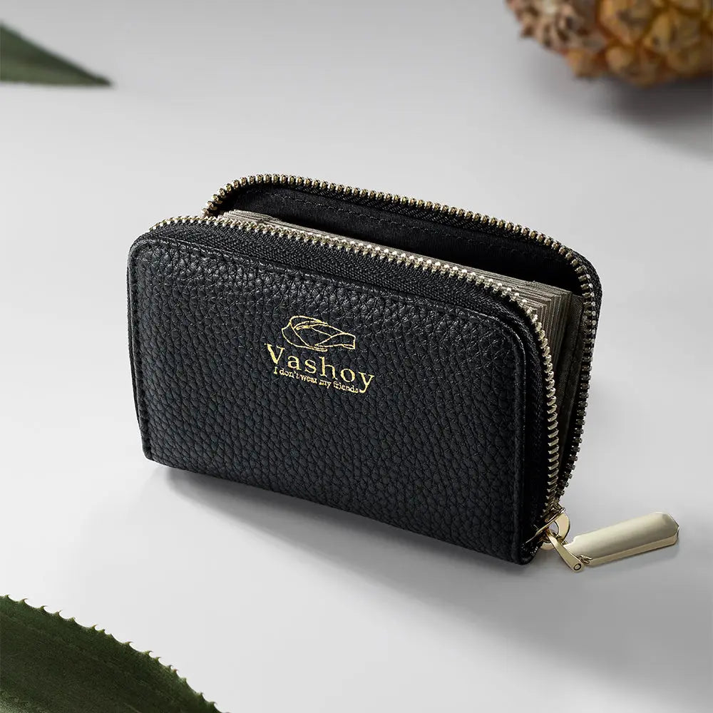 Vegan Anti-theft Zip Wallet Vashoy
